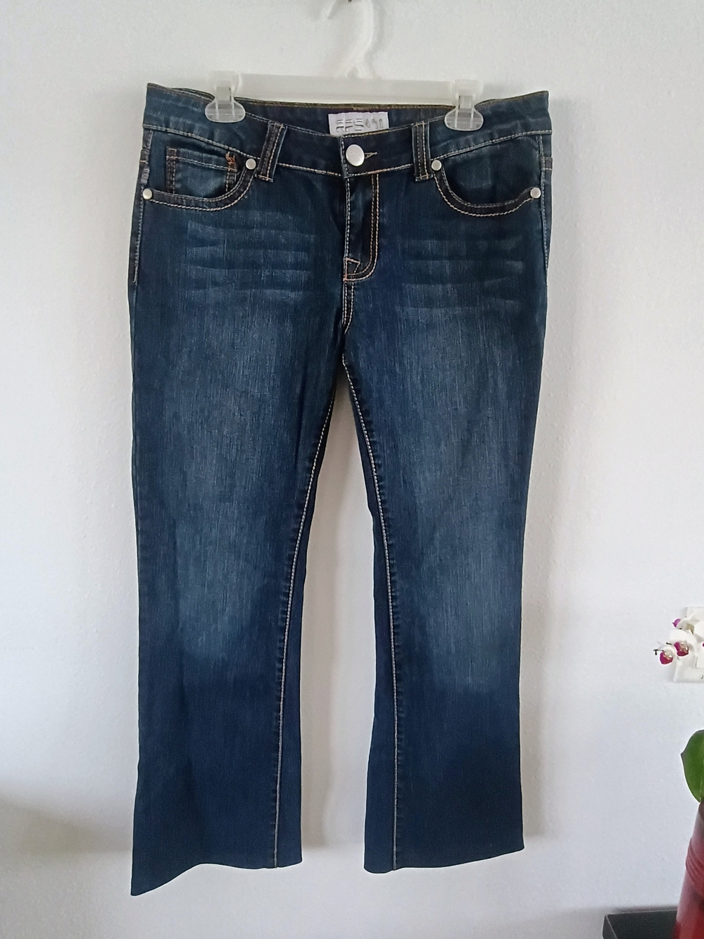 RPS Studded Pocket Bootcut Jeans Women’s Medium Wash Y2K Western Denim